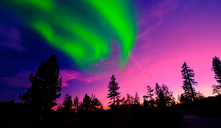 Alguns habitantes de Alberta podem ver a aurora boreal neste fim de semana