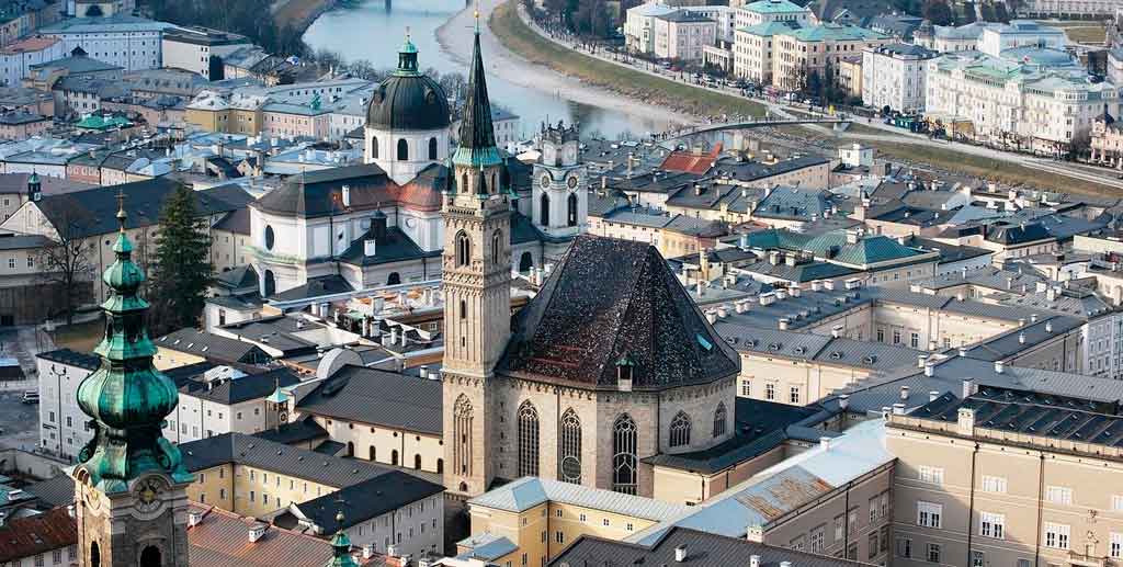 Salzburg Austria igreja de São Francisco